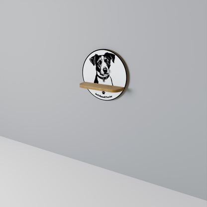 JACK RUSSEL TERRIER Art Shelf
