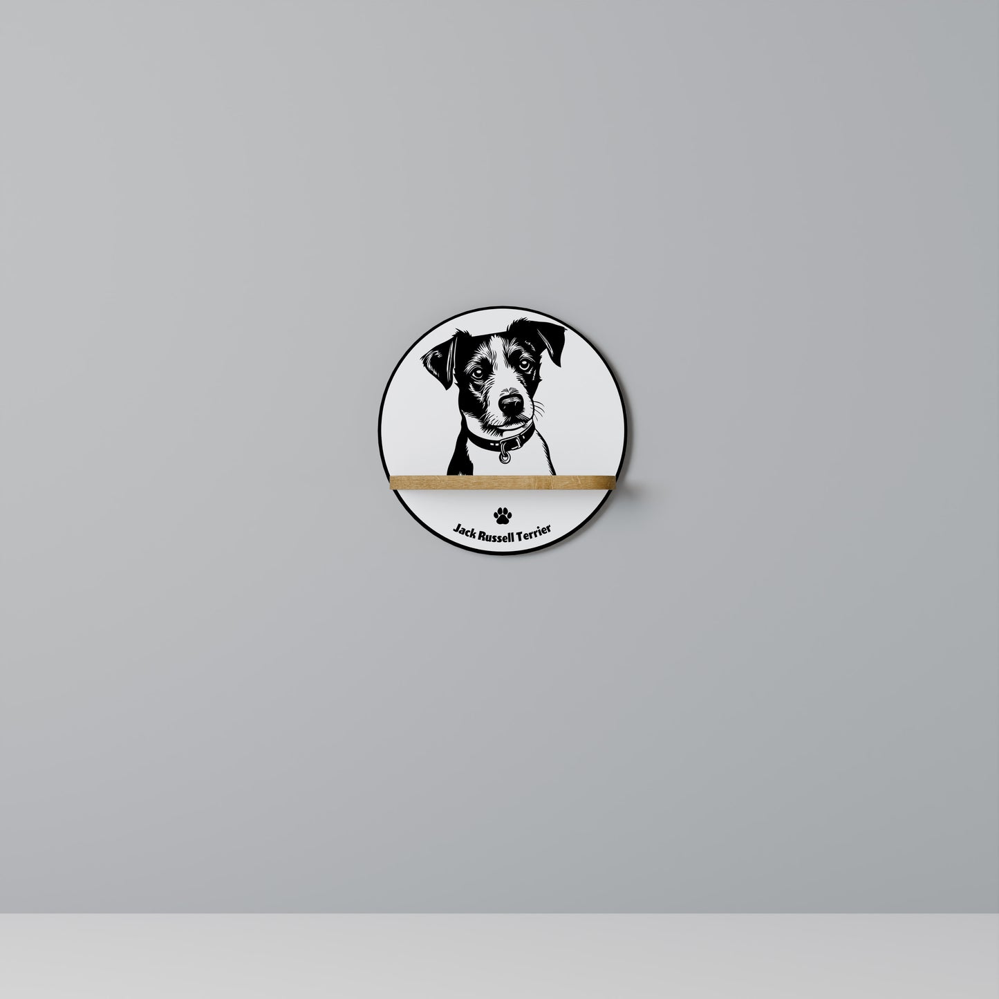 JACK RUSSEL TERRIER Art Shelf