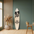 JACK RUSSEL TERRIER Panel decorativo de tabla de surf