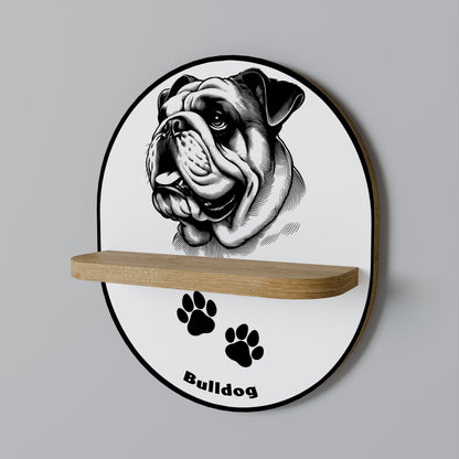 BULLDOG DOG Estante Artístico