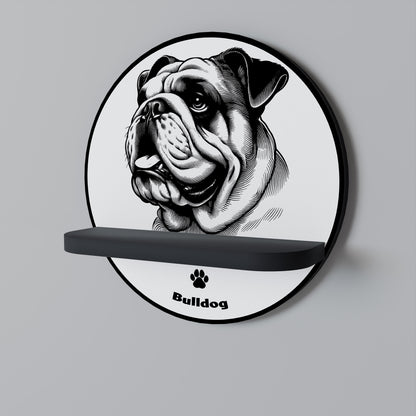 BULLDOG DOG Estante Artístico