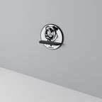 BULLDOG DOG Estante Redondo Decorativo en Acabado Negro