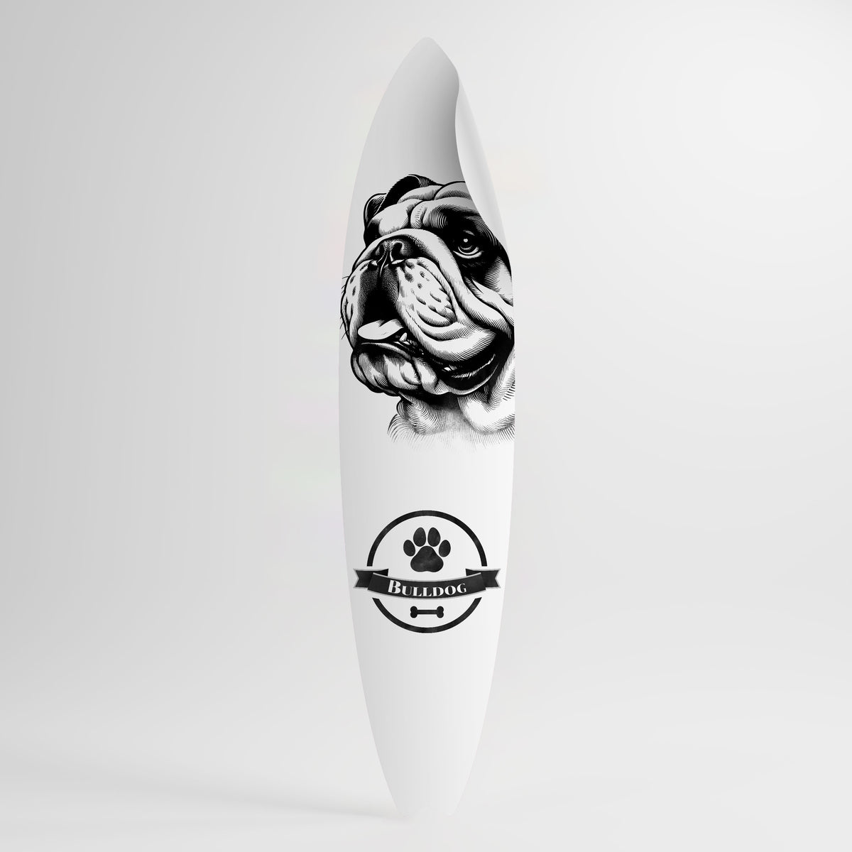 BULLDOG DOG Vinilo decorativo de tabla de surf