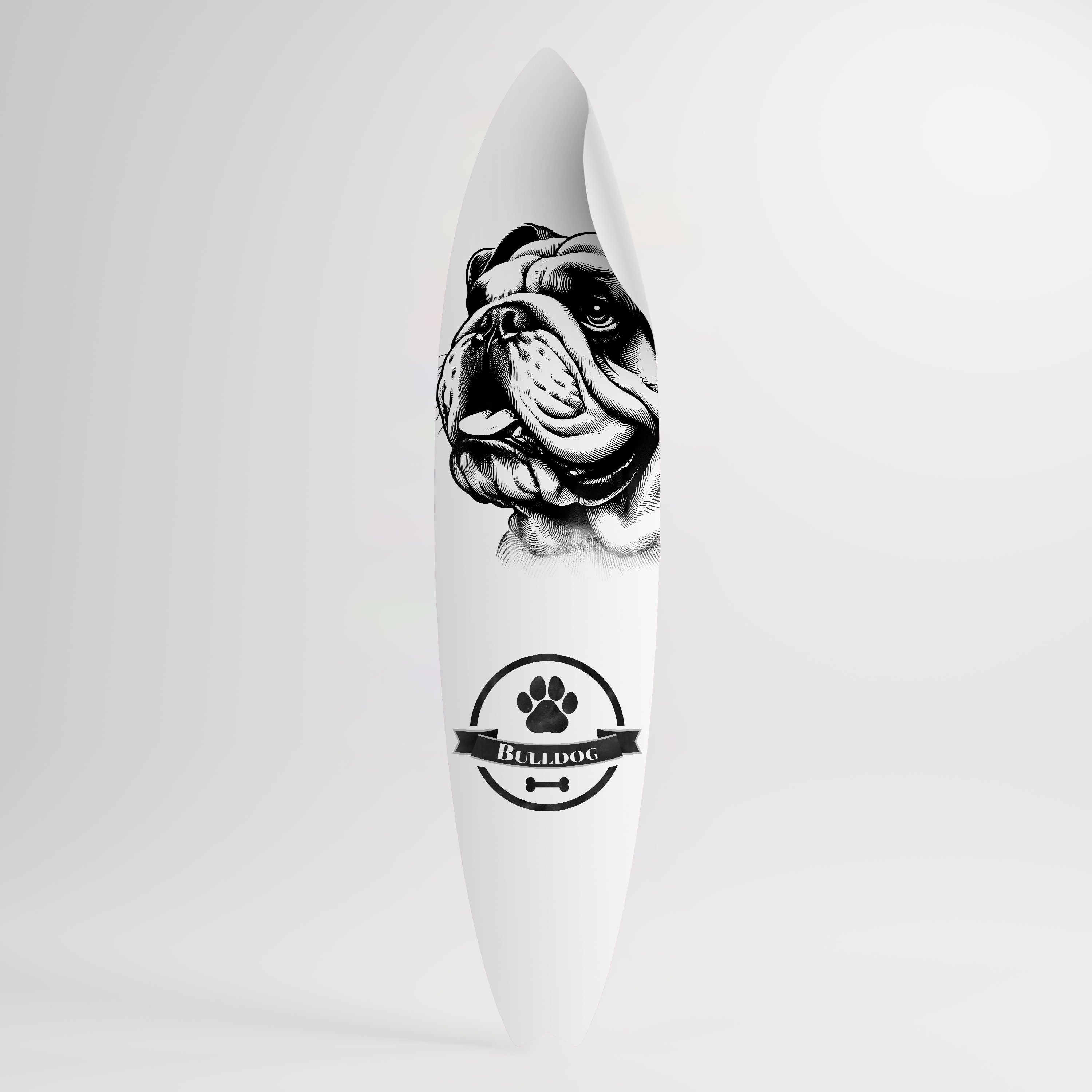 BULLDOG DOG Vinilo decorativo de tabla de surf
