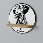 DALMATIAN DOG Estante Artístico