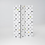 CATS COMPILATION Biombo de 3 paneles