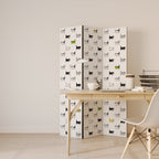 CATS COMPILATION Biombo de 3 paneles