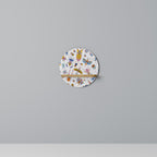 COLORFUL INSECTS Estante Redondo Decorativo en Efecto Roble