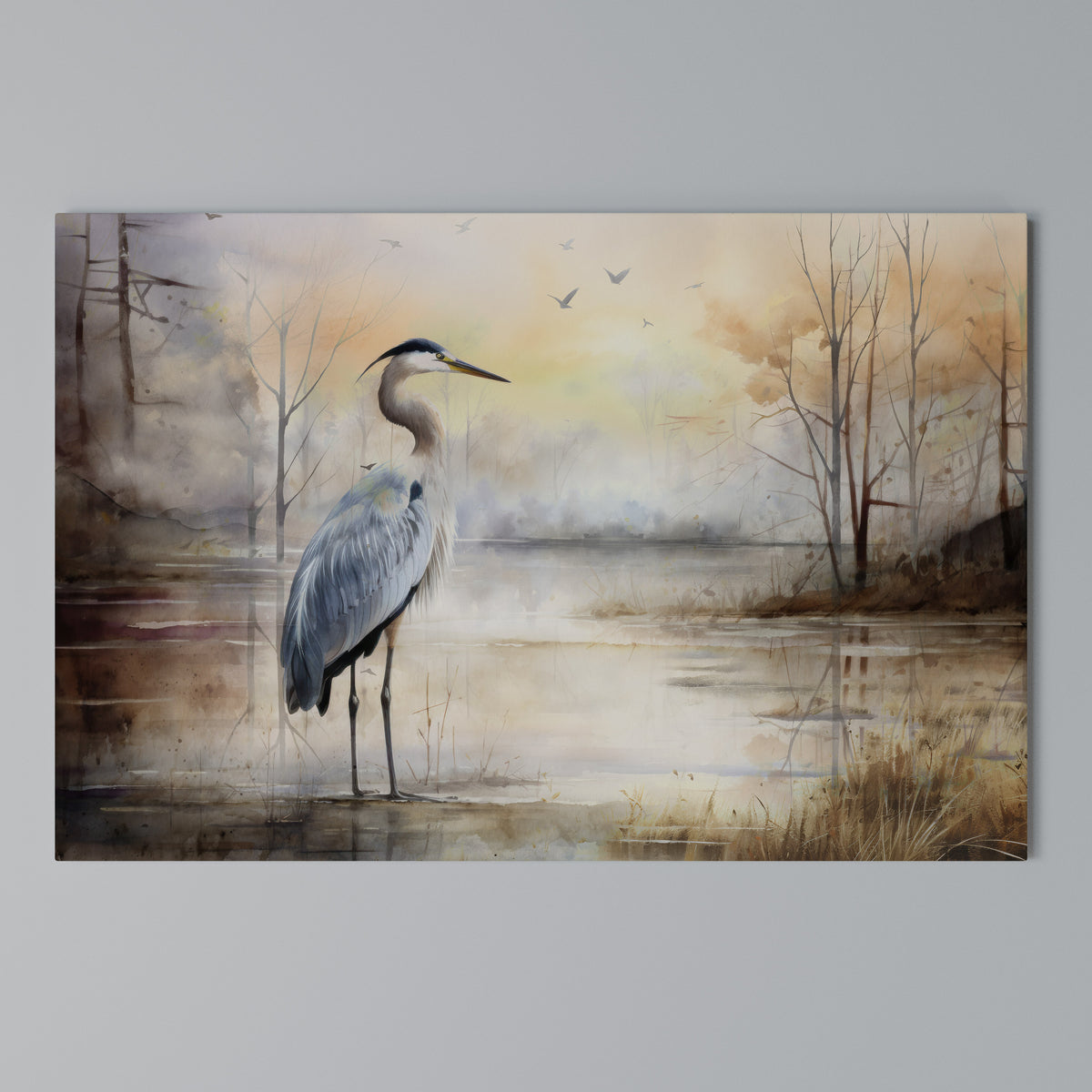 HERON DAYDREAM Cuadro en lienzo horizontal
