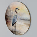 HERON DAYDREAM Arte de pared redondo