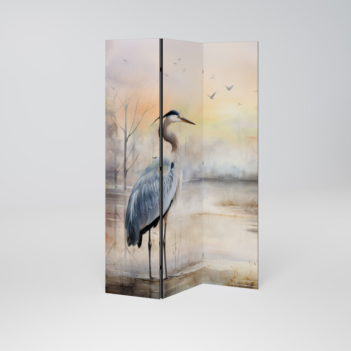 HERON DAYDREAM Biombo de 3 paneles