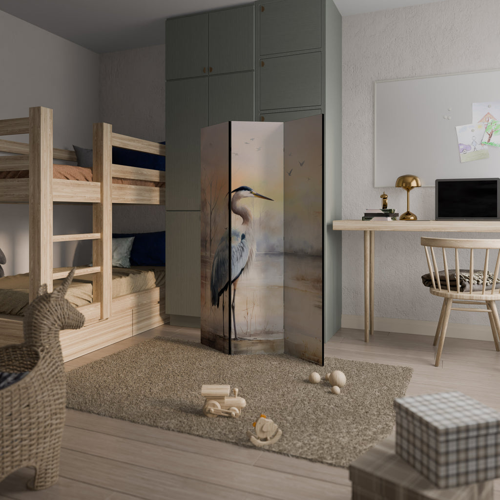 HERON DAYDREAM Biombo de 3 paneles