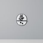 WHITE SHEPHERD DOG Estante Artístico