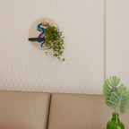 MYTHOLOGICAL CREATURES Estante Redondo Decorativo en Acabado Negro