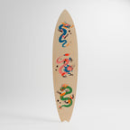 MYTHOLOGICAL CREATURES Panel decorativo de tabla de surf