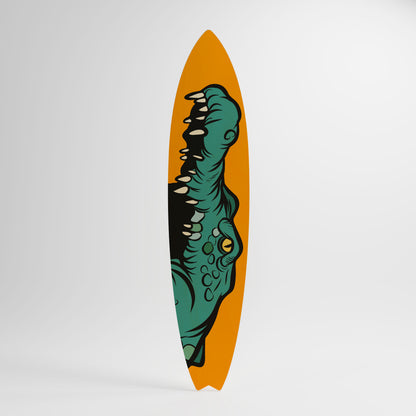 THREATENING GREETING Panel decorativo de tabla de surf