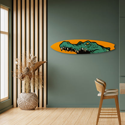 THREATENING GREETING Panel decorativo de tabla de surf