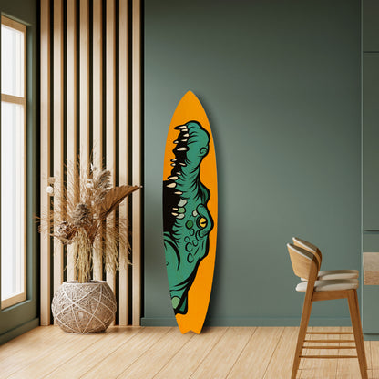 THREATENING GREETING Panel decorativo de tabla de surf