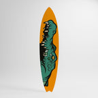 THREATENING GREETING Surfboard Decorative Panel