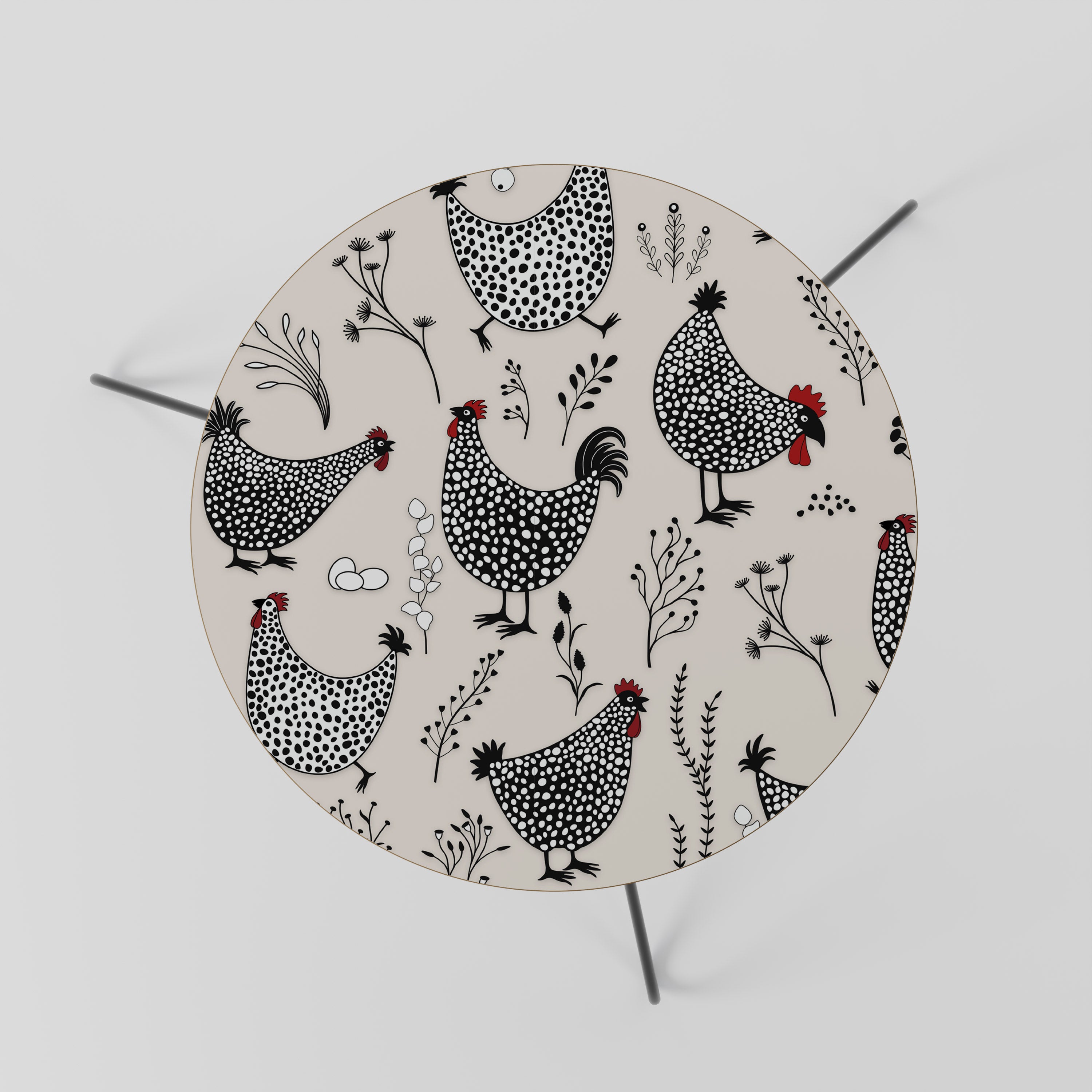 HAPPY HENS Coffee Table 60