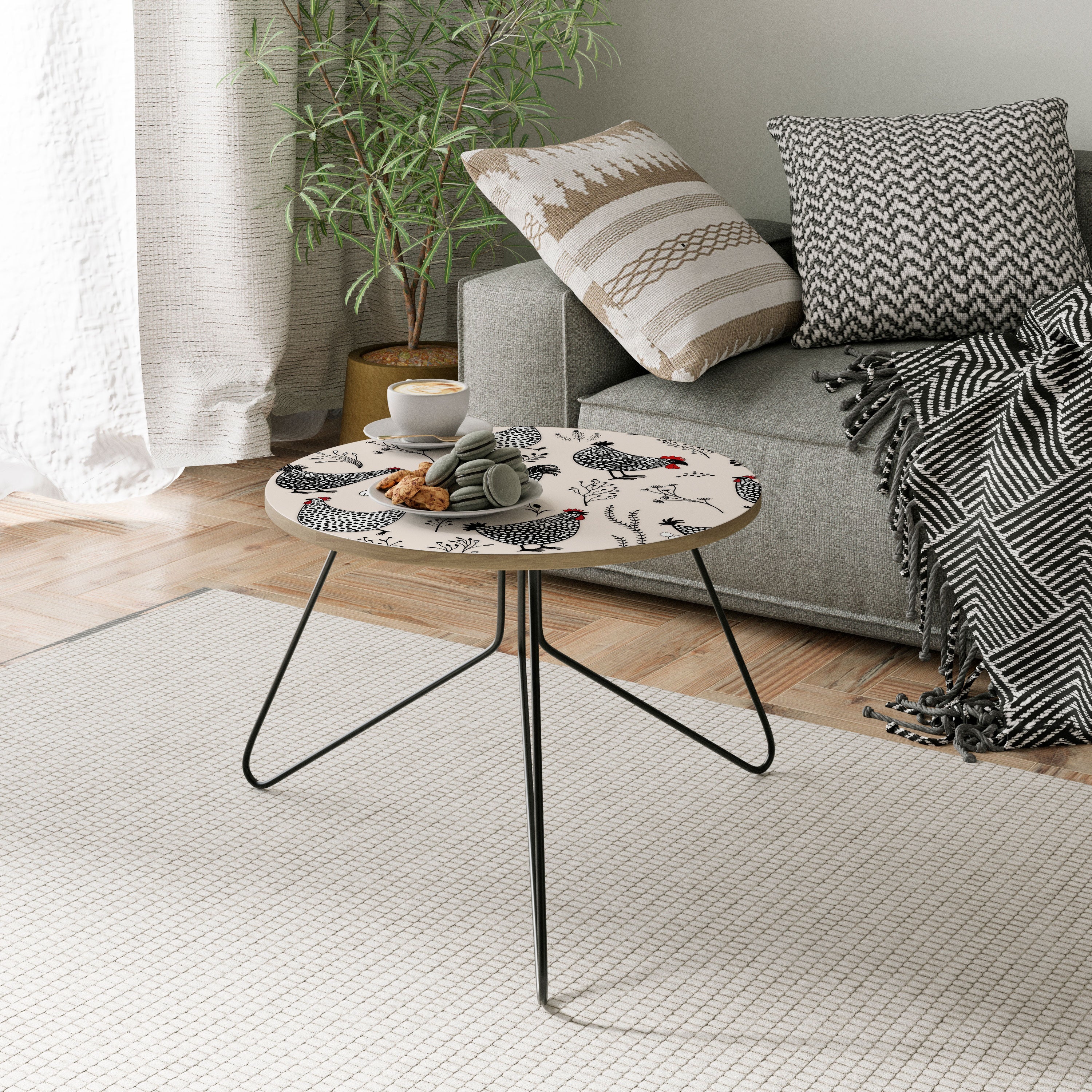 HAPPY HENS Coffee Table 60