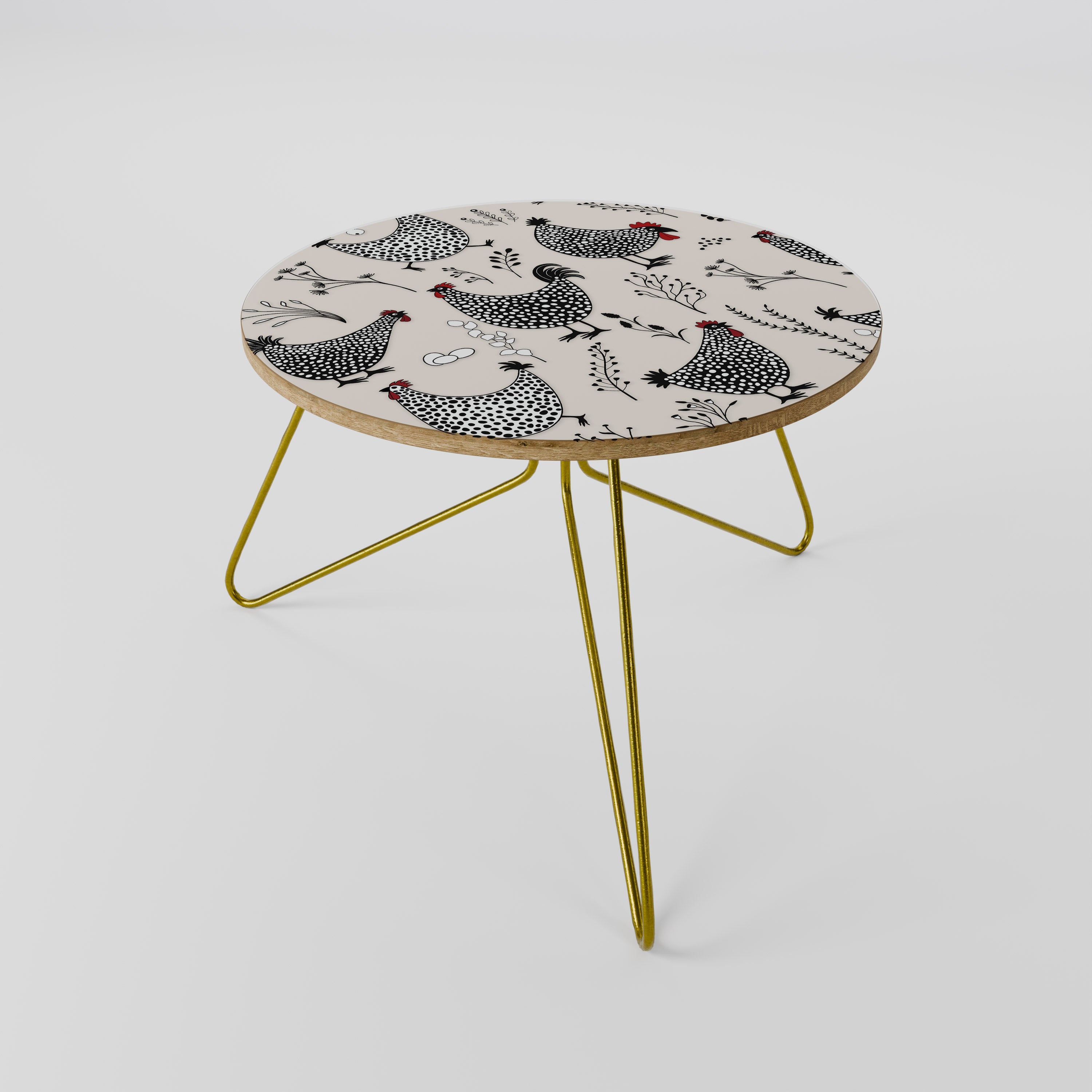 HAPPY HENS Mesa de centro