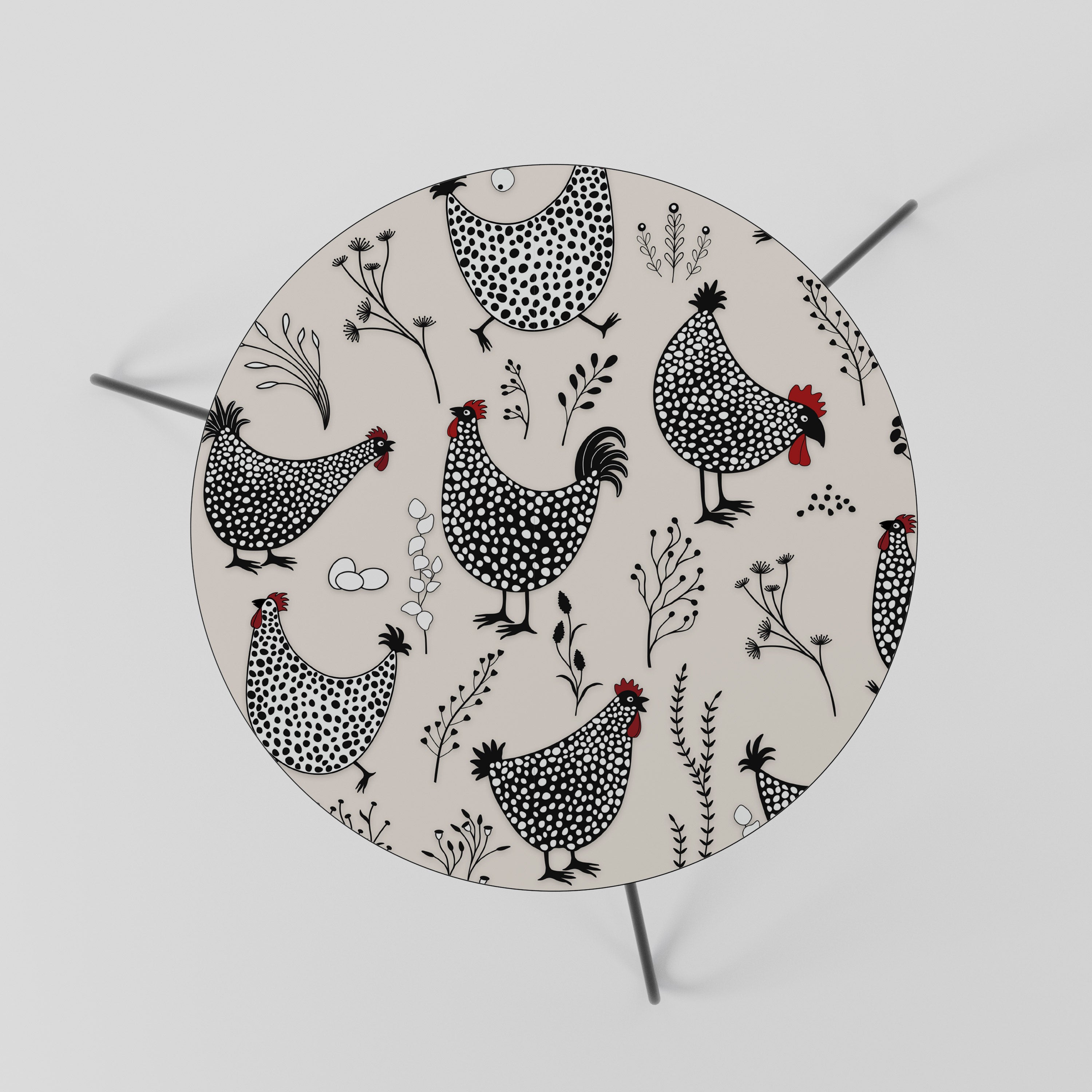 HAPPY HENS Coffee Table 60