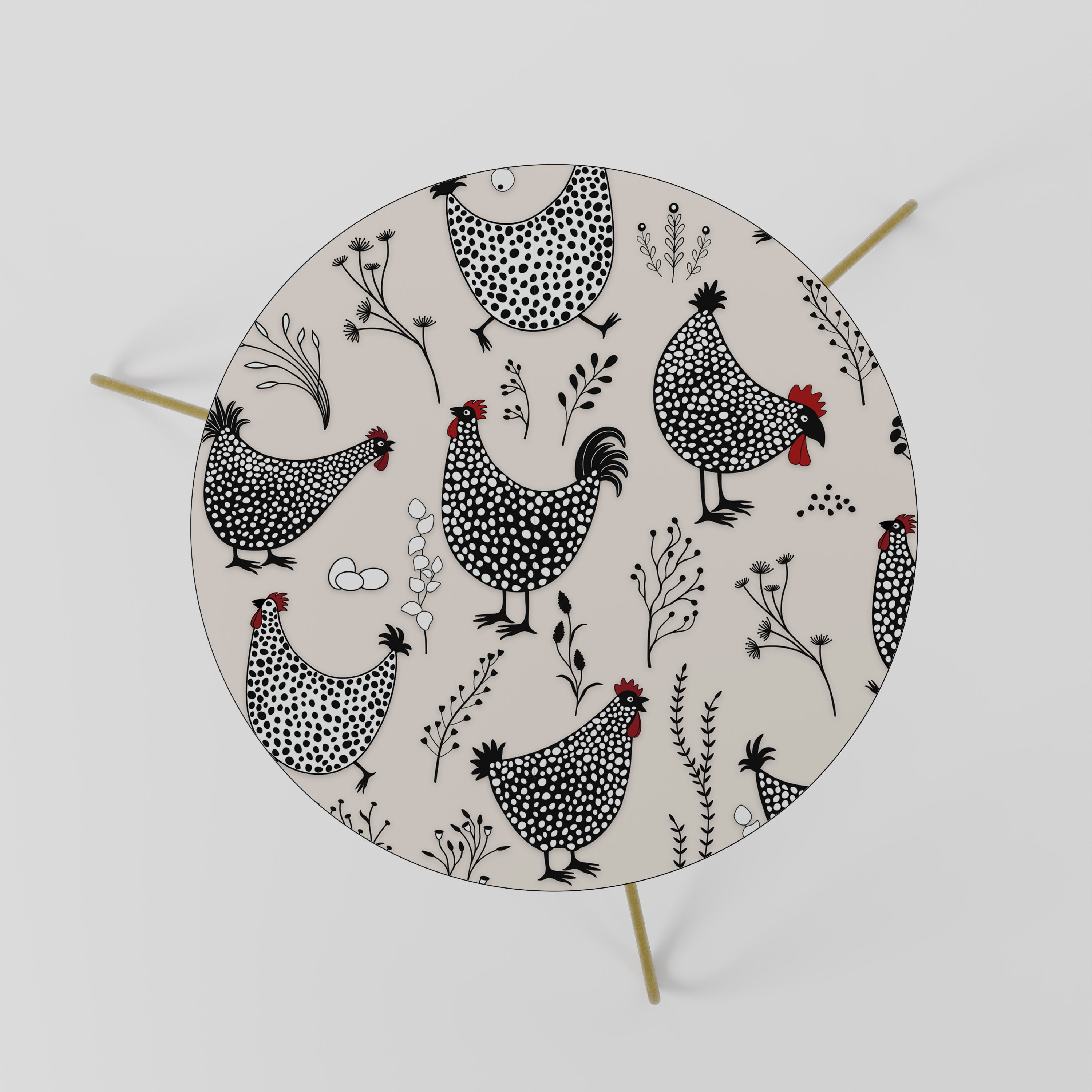 HAPPY HENS Coffee Table 60
