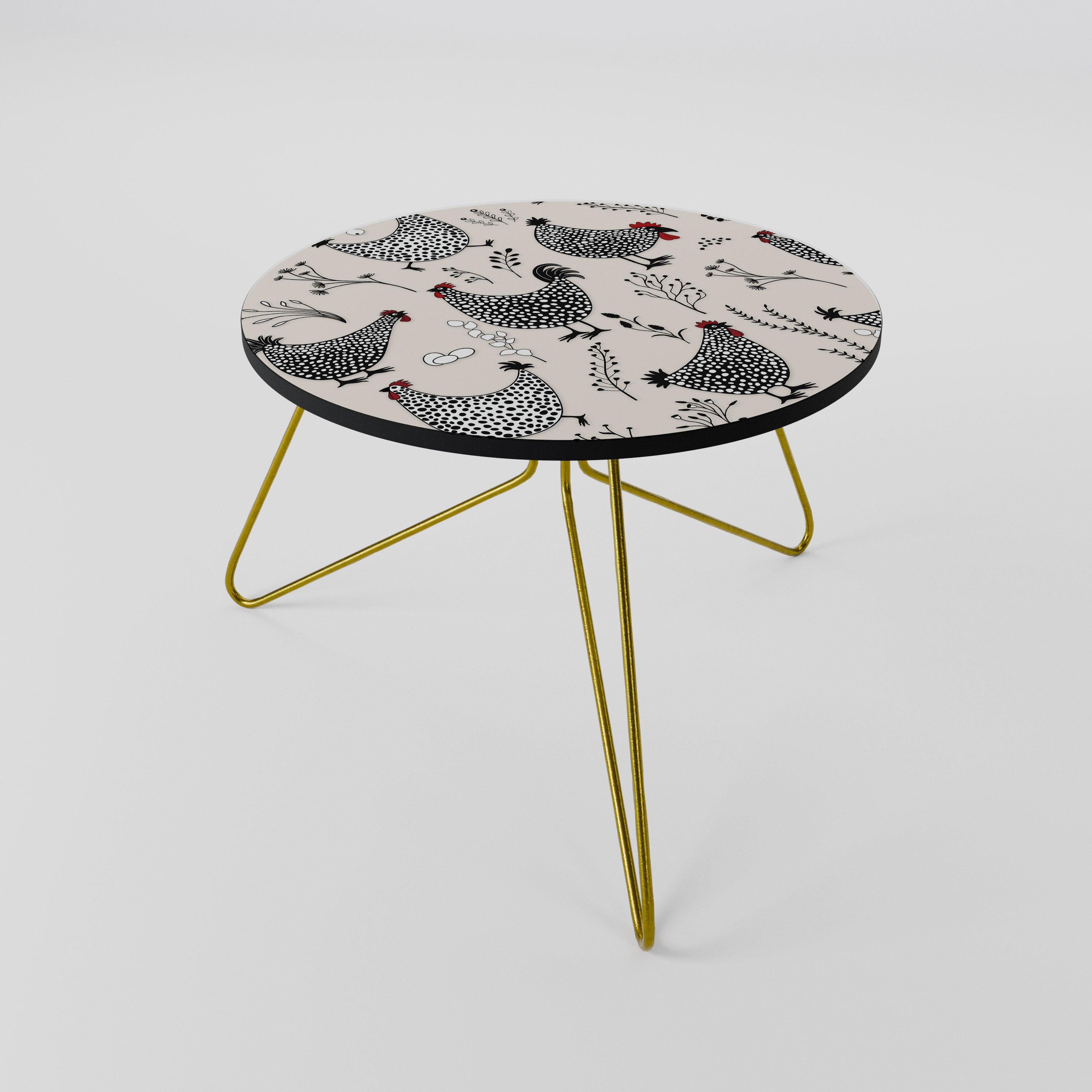 HAPPY HENS Mesa de centro