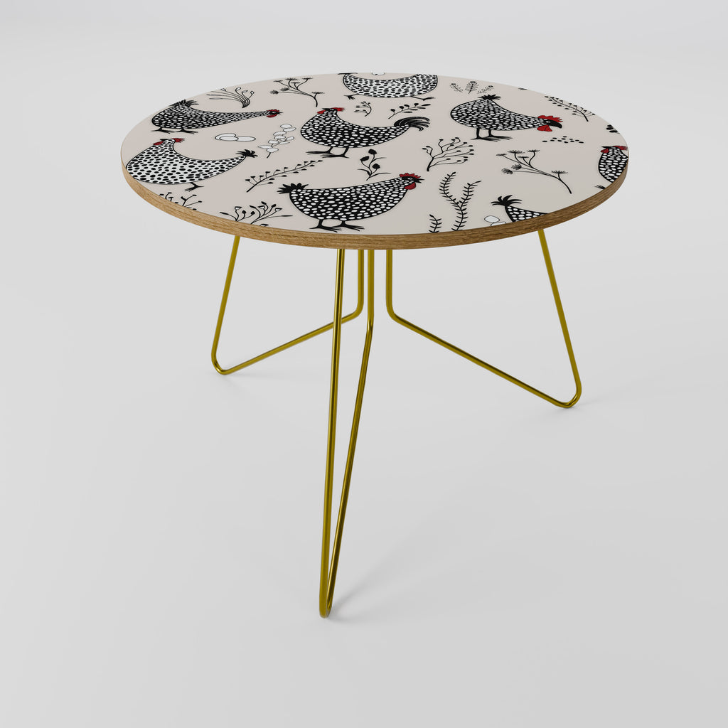 HAPPY HENS Mesa de centro