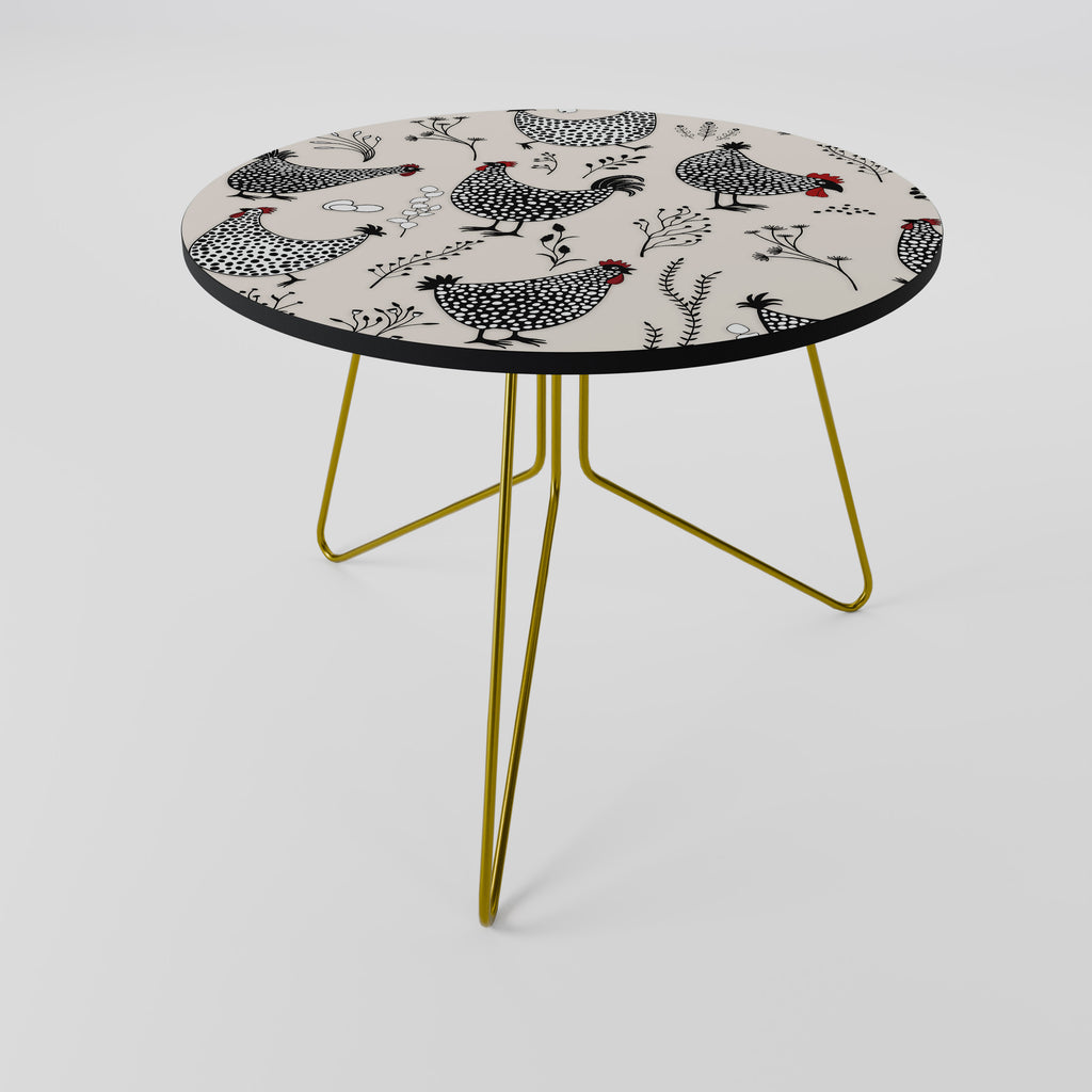 HAPPY HENS Mesa de centro