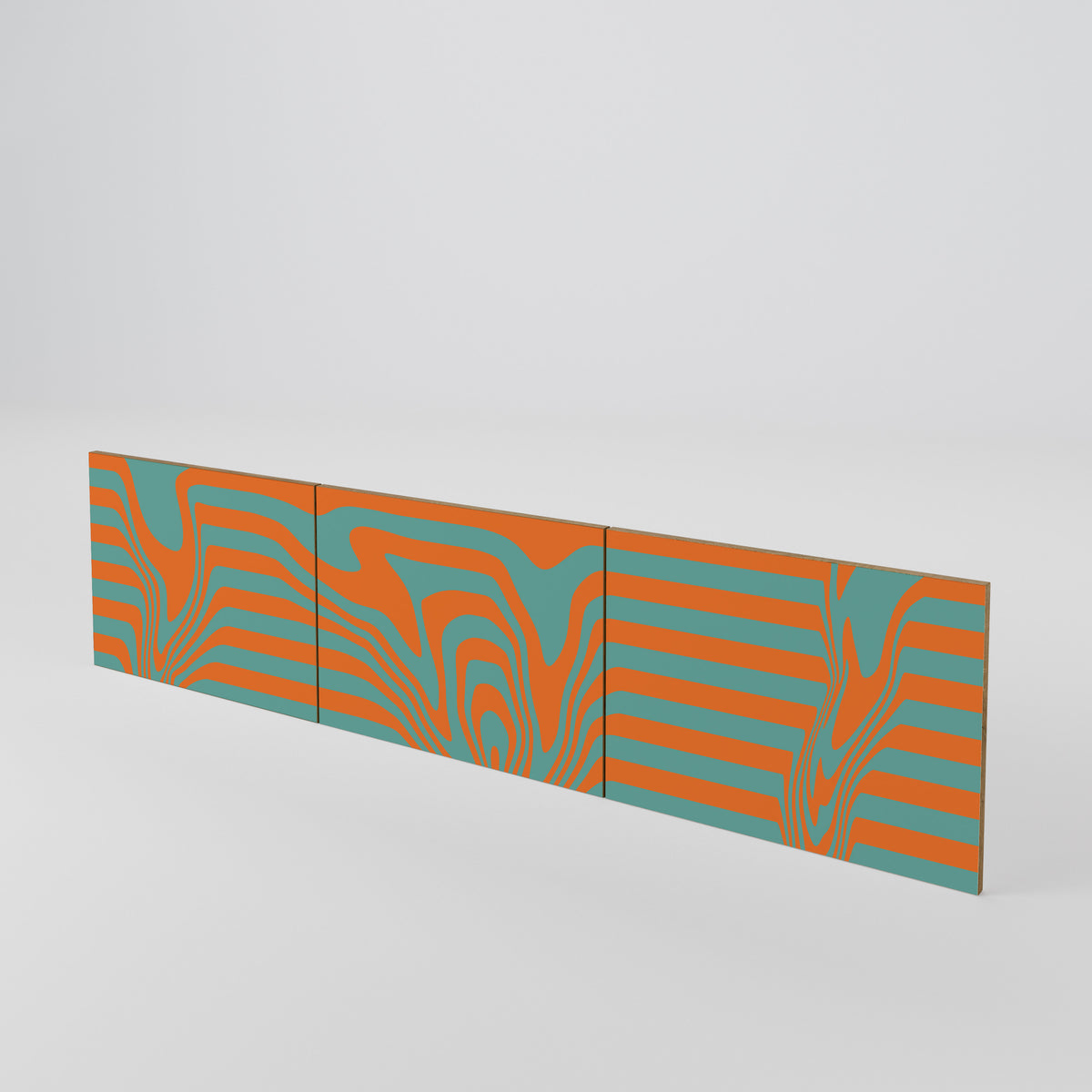 LINE COLLAPSE 3-Piece TV Cabinet Door Set