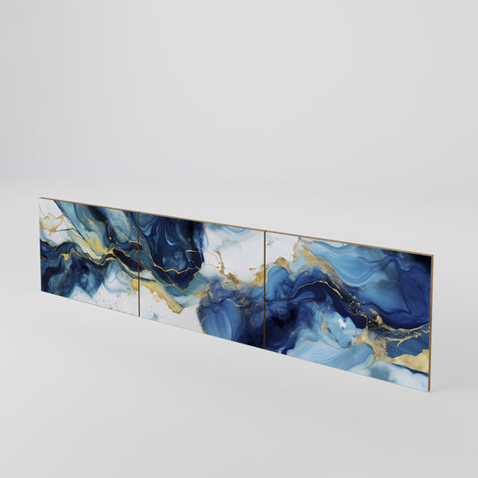 INKY MARBLE Juego de 3 puertas para mueble de TV