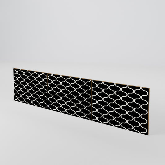 TESSELATED BLACKNESS Juego de 3 puertas para mueble de TV