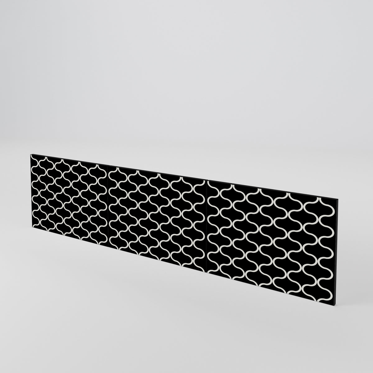 TESSELATED BLACKNESS Juego de 3 puertas para mueble de TV