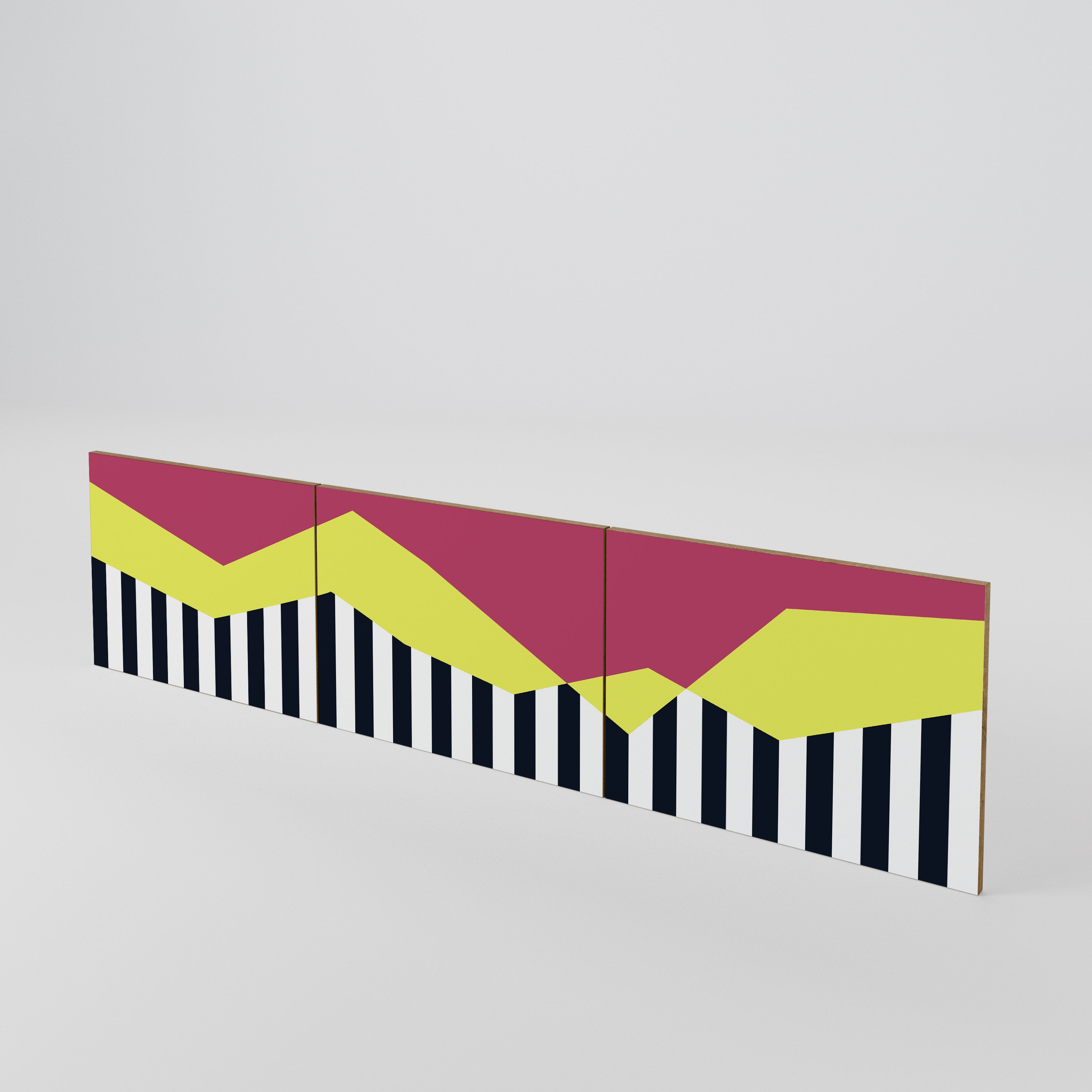 PIANO FANTASY Juego de 3 puertas para mueble de TV