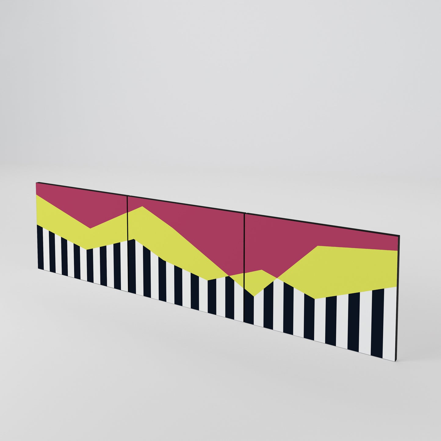 PIANO FANTASY Juego de 3 puertas para mueble de TV