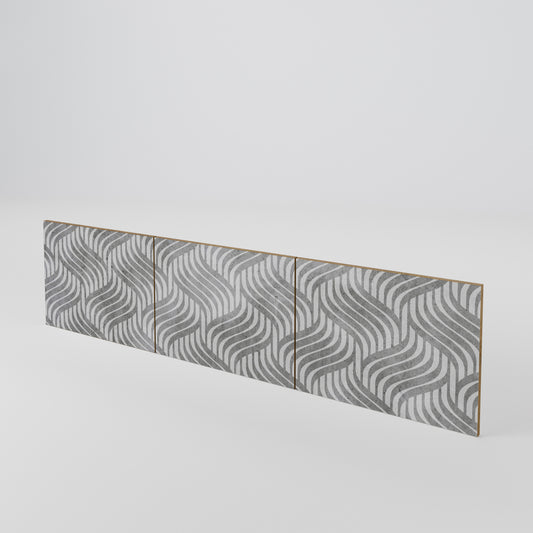 CONCRETE MOVEMENT Juego de 3 puertas para mueble de TV