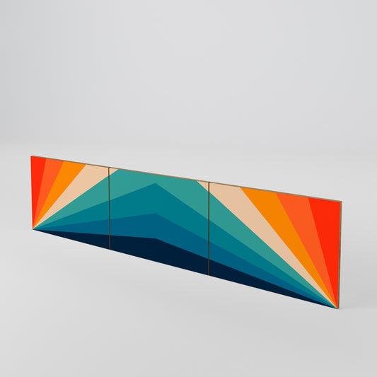 PRISM CONCUSSION Juego de 3 puertas para mueble de TV