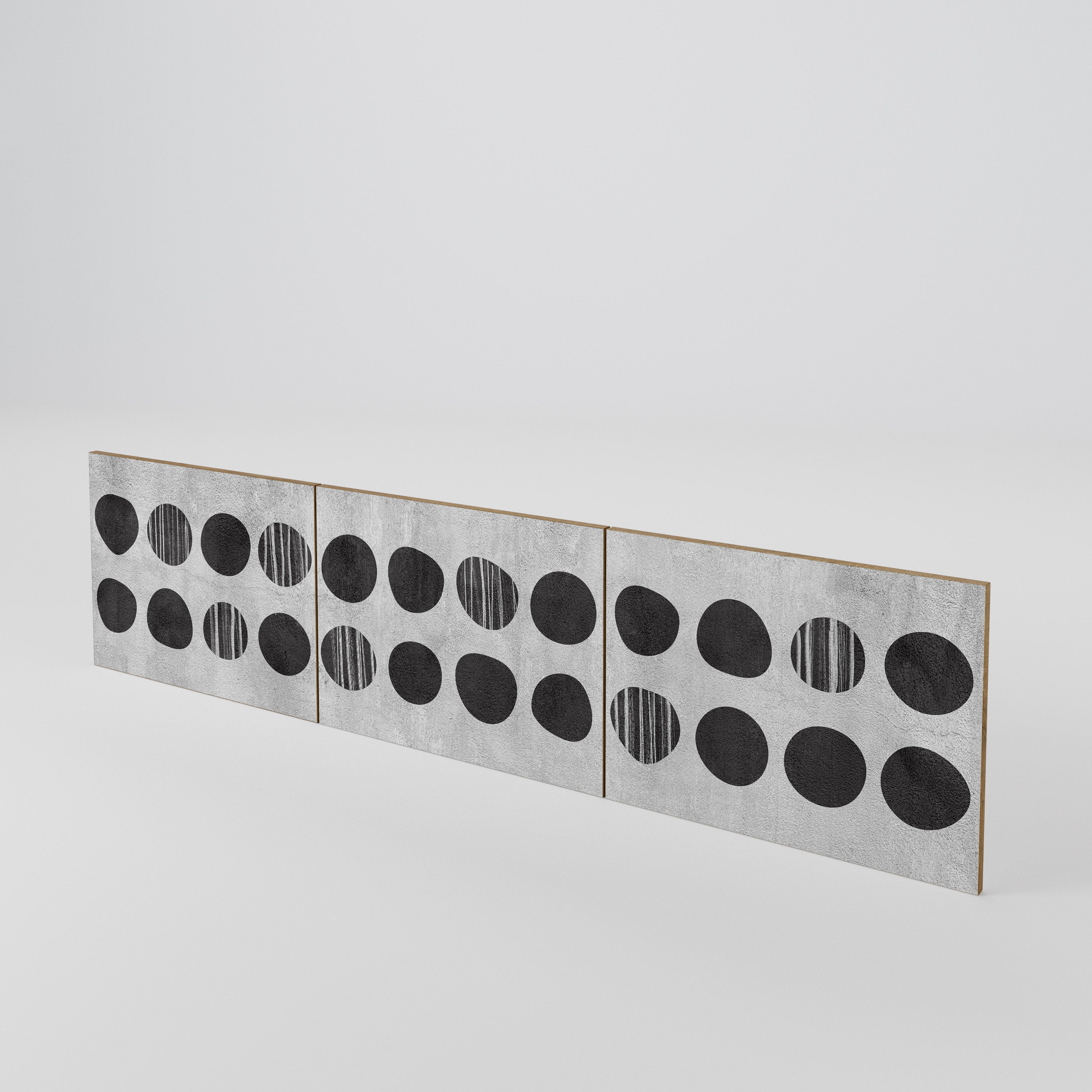 GHOSTLY GRADIENTS Juego de 3 puertas para mueble de TV