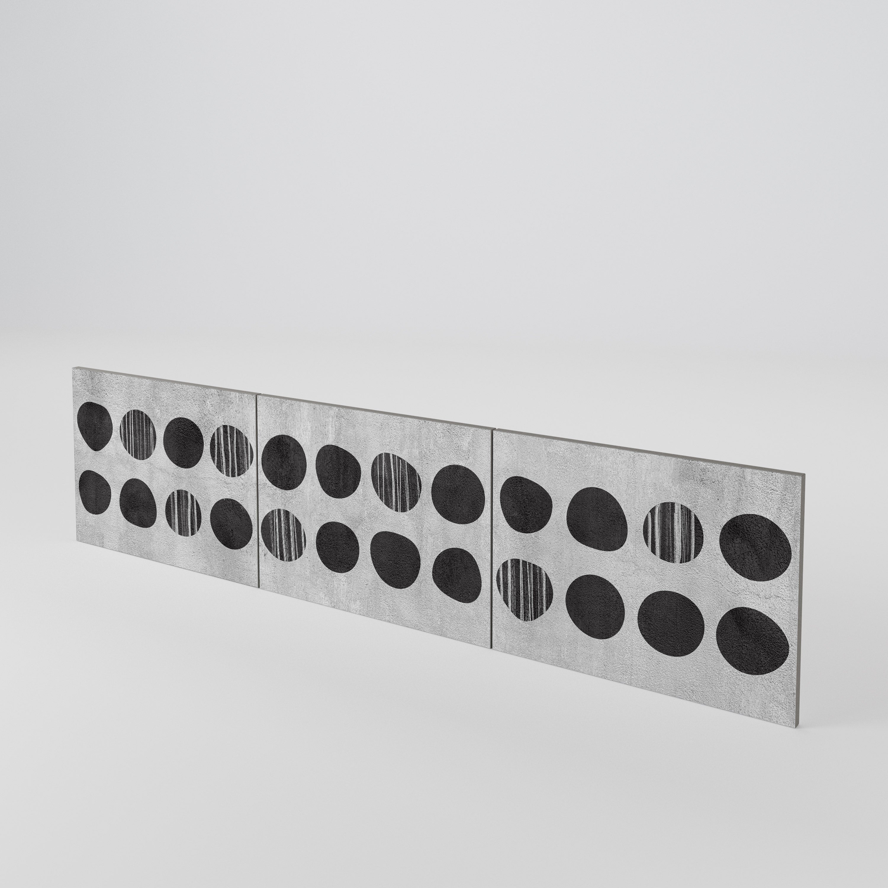 GHOSTLY GRADIENTS Juego de 3 puertas para mueble de TV