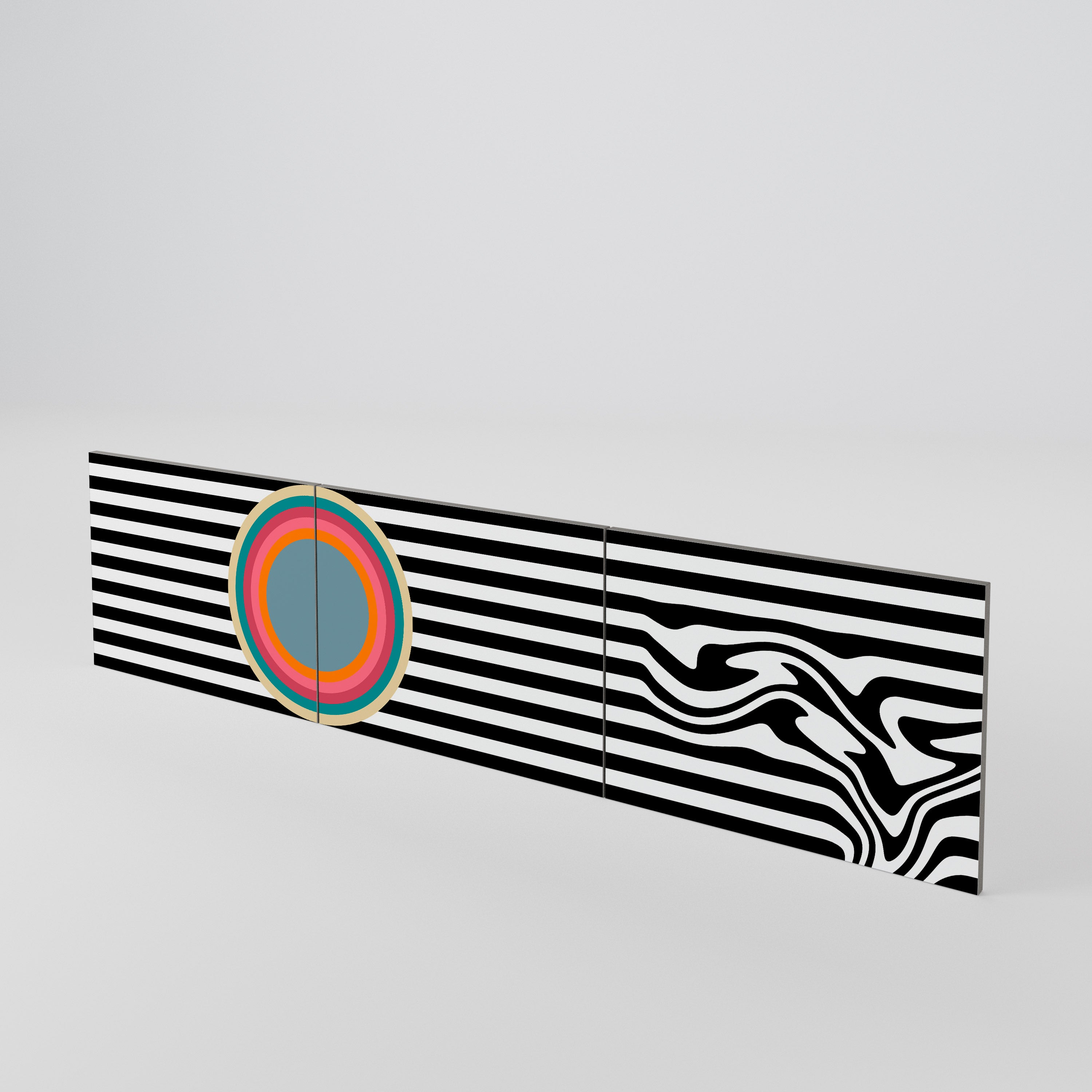 SPECTRA SHOWCASE Juego de 3 puertas para mueble de TV