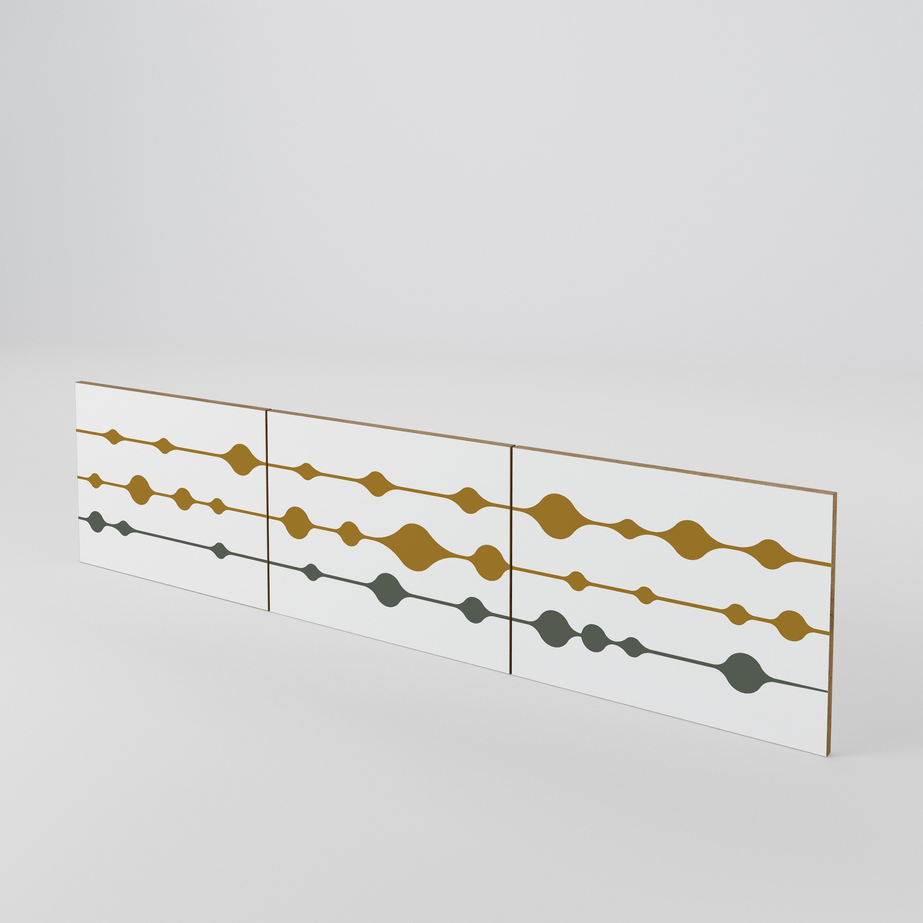 VIVID TONE Juego de 3 puertas para mueble de TV