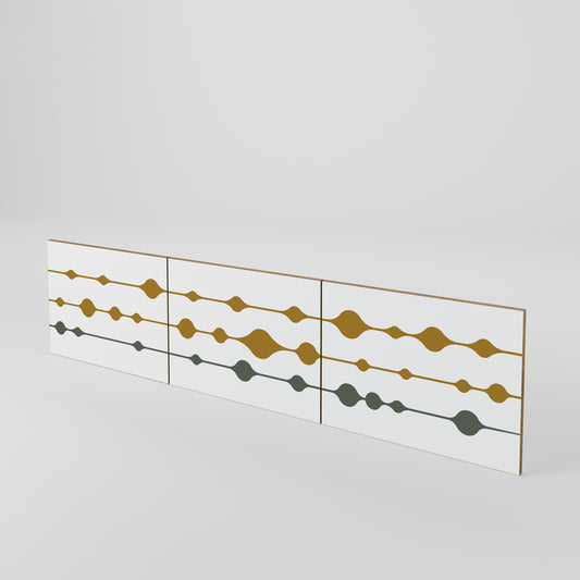 VIVID TONE Juego de 3 puertas para mueble de TV