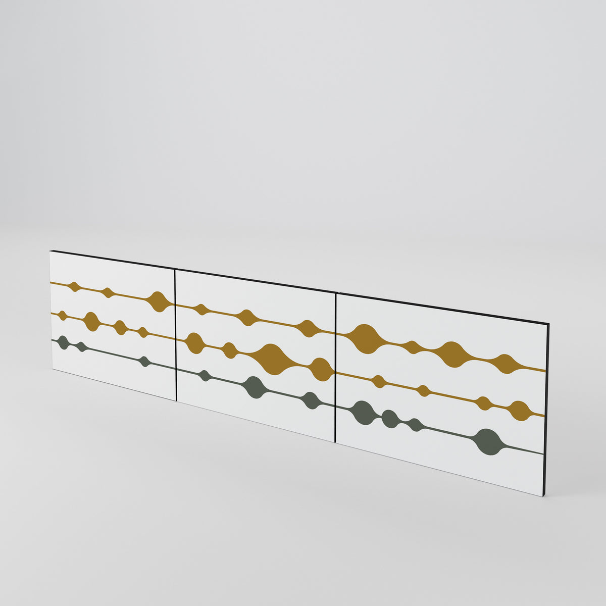 VIVID TONE Juego de 3 puertas para mueble de TV