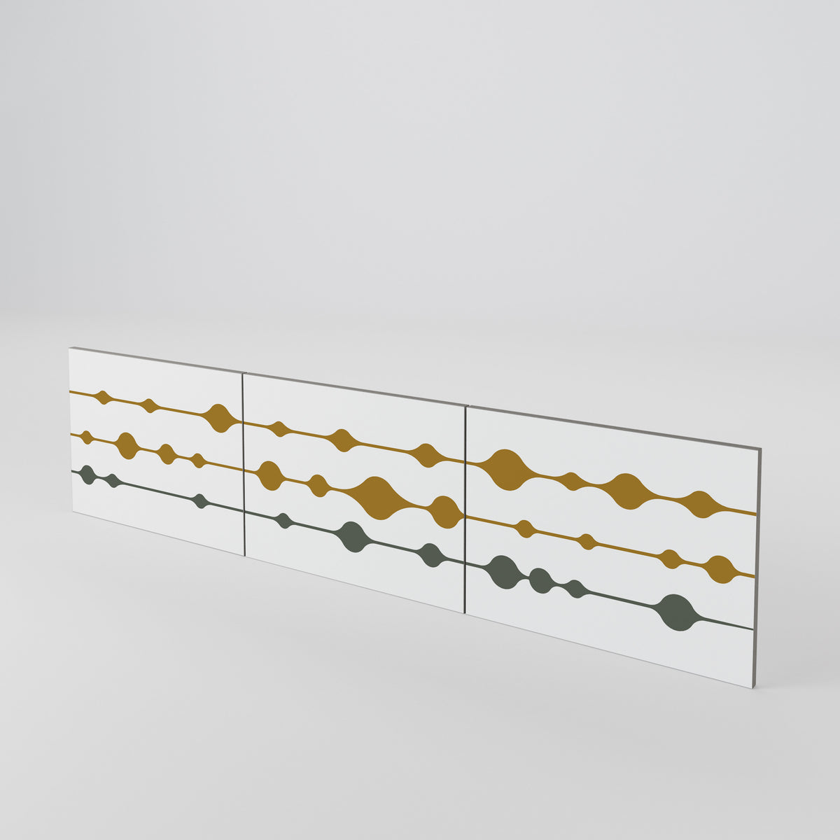 VIVID TONE Juego de 3 puertas para mueble de TV