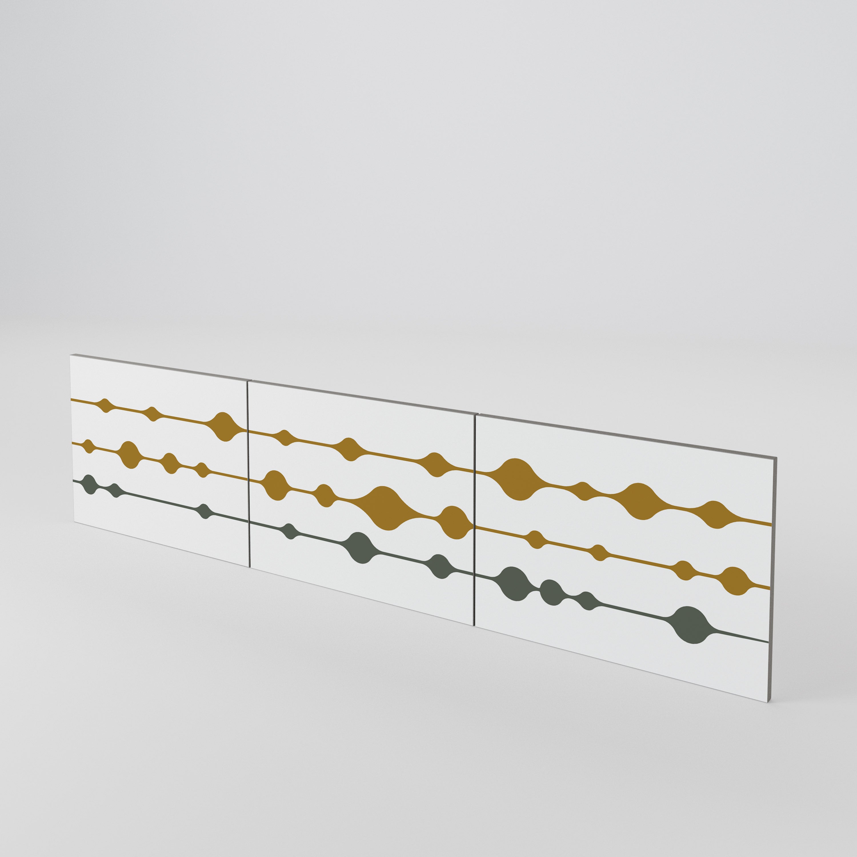 VIVID TONE Juego de 3 puertas para mueble de TV