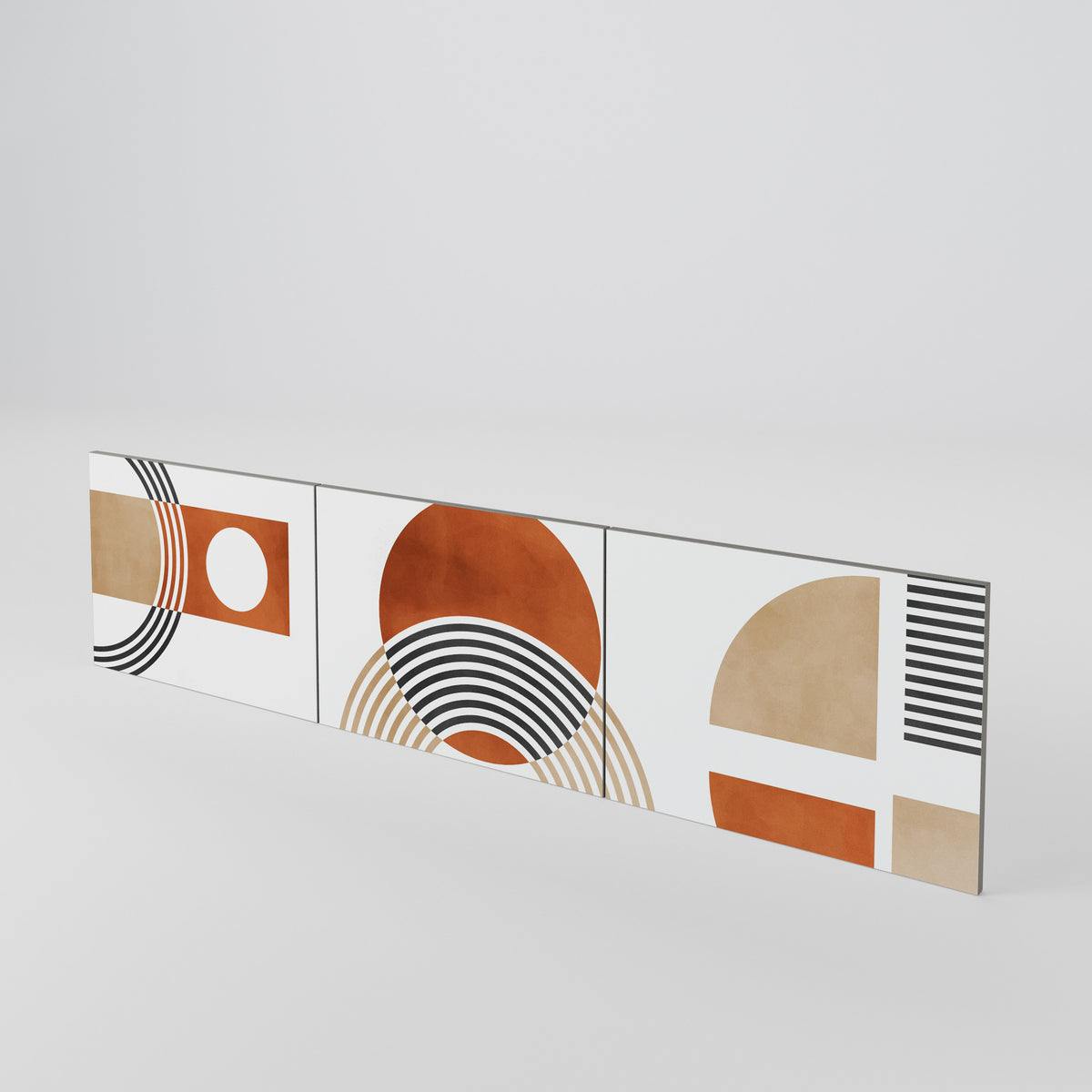 CIRCLE RHYTM Juego de 3 puertas para mueble de TV