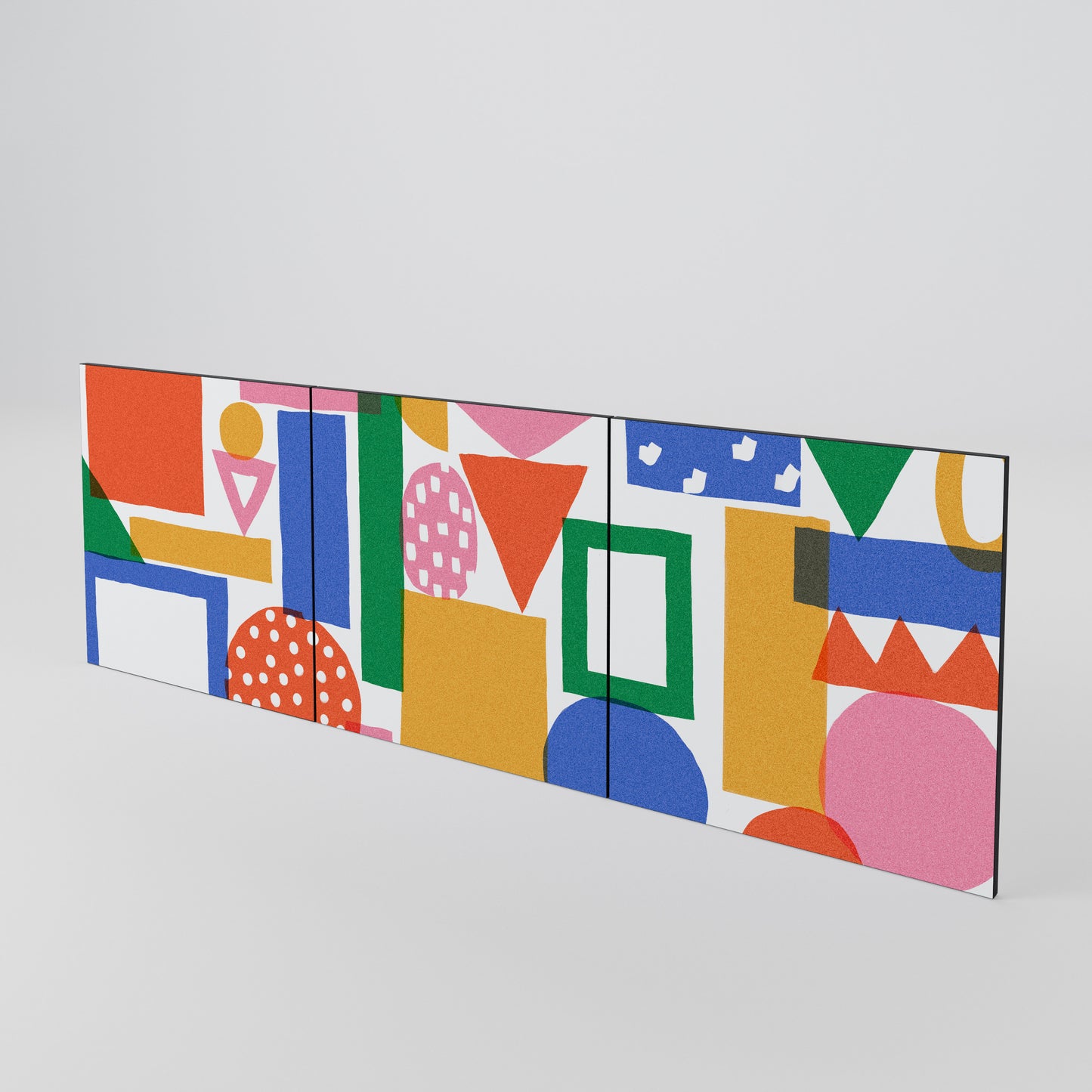 GEOMETRIC GLIMMER Juego de 3 puertas para aparador