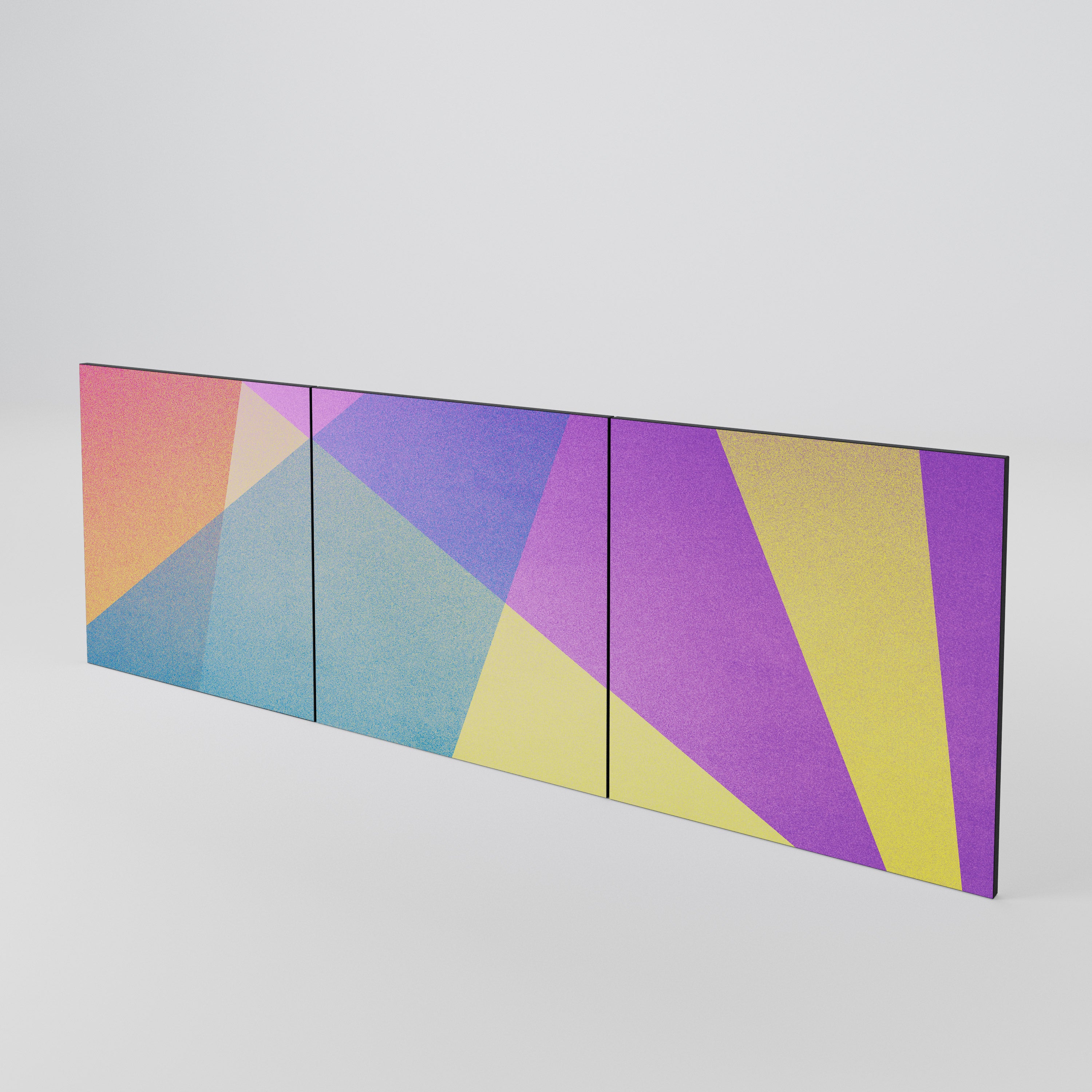 BRIGHT GEOMETRY Juego de 3 puertas para aparador